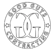 Good Guys Contracting logo on black