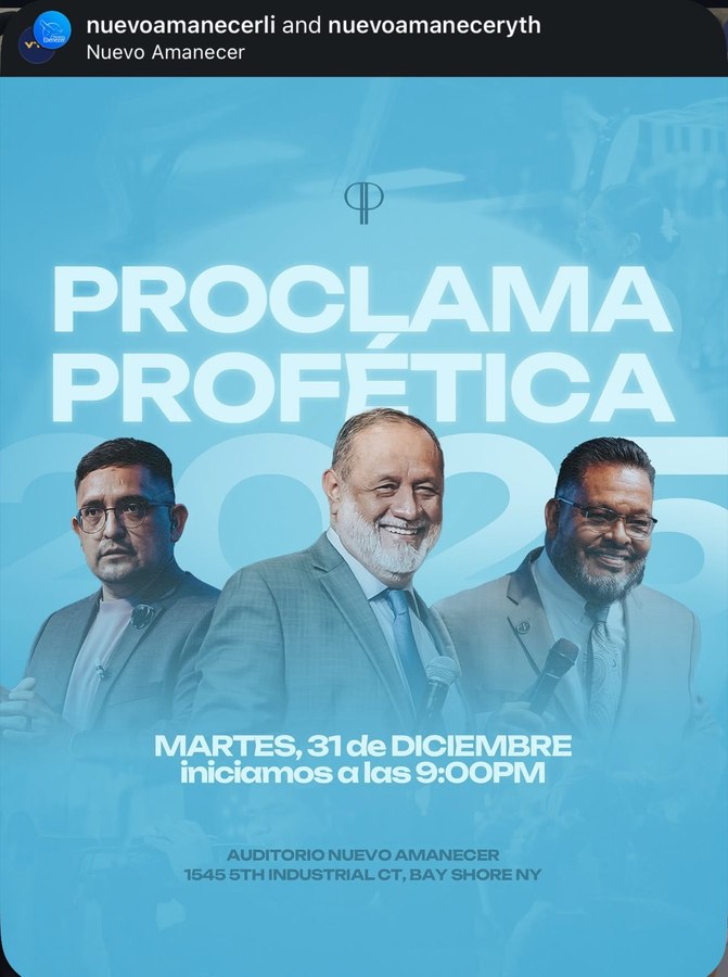 Proclama Profetica 2025 post